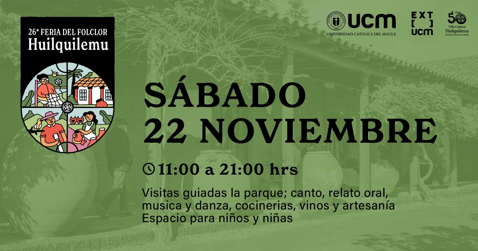 26 Feria Huilquilemu - 22/11 22-11-2025 11:00